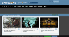 Desktop Screenshot of gamezone.de