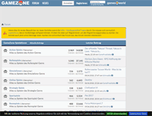 Tablet Screenshot of forum.gamezone.de